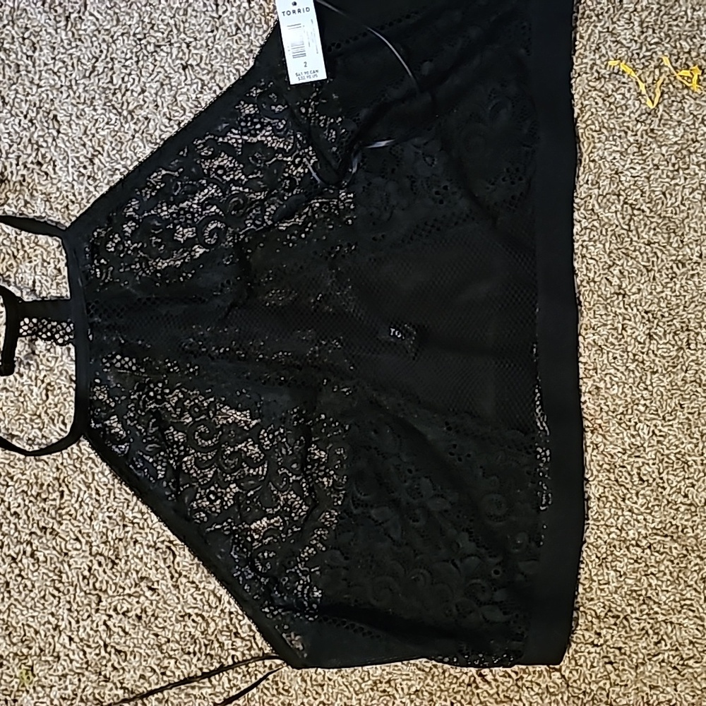 Black lace Bralette